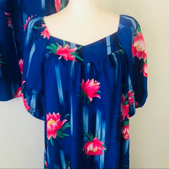 Vtg. His/Hers Hawaiian Shirt/Dress HILO HATTIE L - Picture 3 of 8